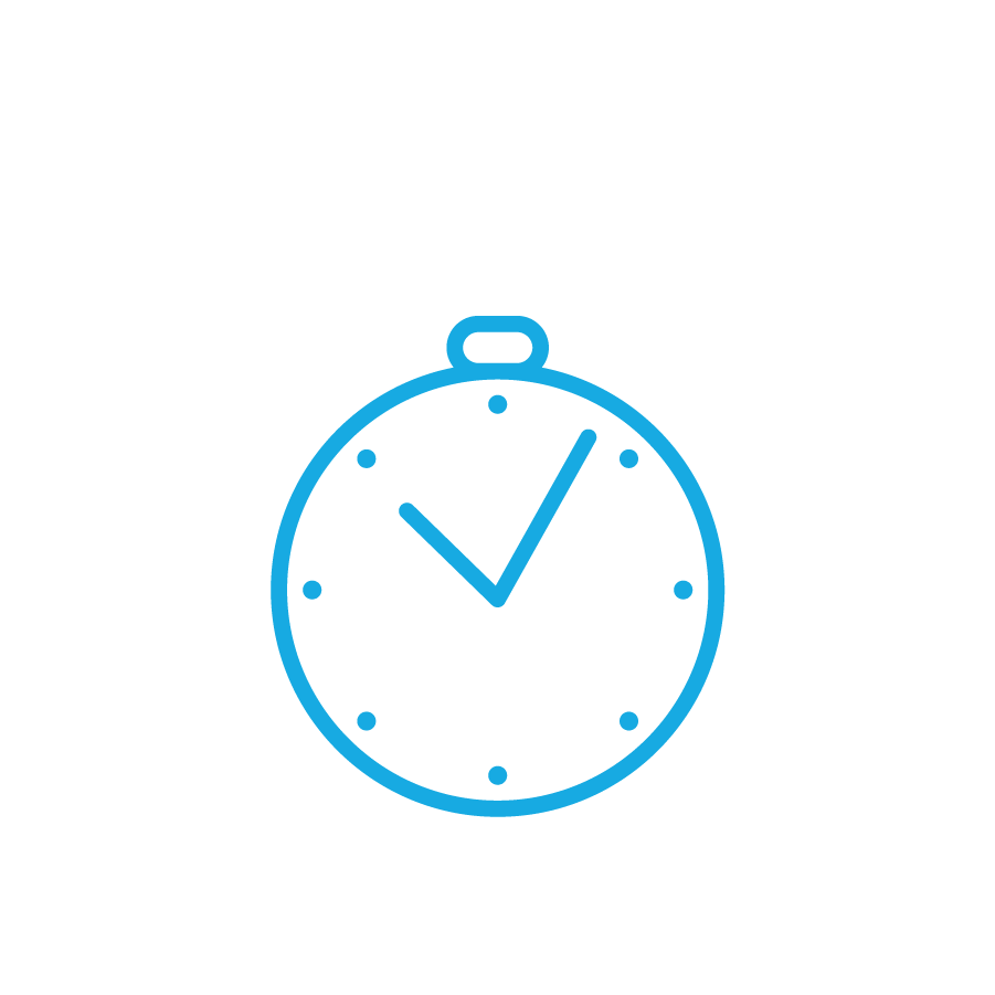Icon of an analog clock.